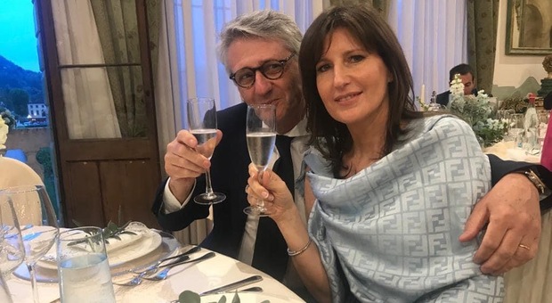 Paolo Barbato con la moglie
