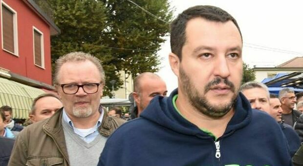 Michele Rettore con Matteo Salvini, si candida alla segreteria provinciale della Lega