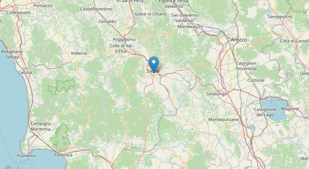Terremoto a Siena, sentito fino a Firenze: scossa di magnitudo 3.5