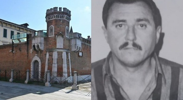 Il carcere di Venezia e l'ex boss Gilberto Boatto.