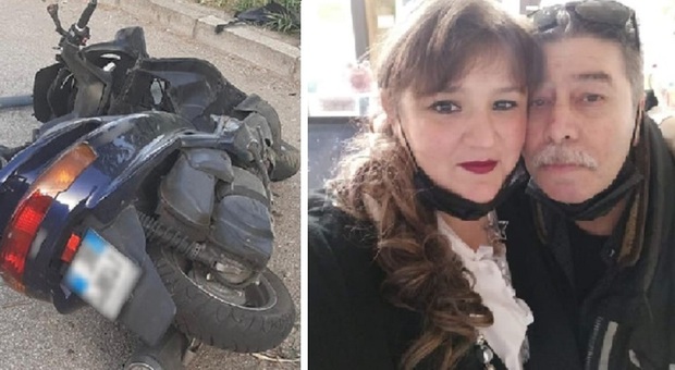 Sbandano in scooter finendo contro un segnale stradale: morta la figlia, gravissimo il padre