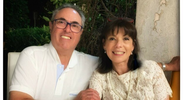 Sergio Tasinato e la moglie
