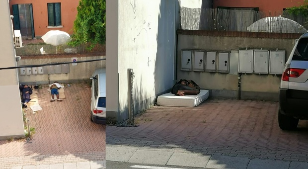 Via Piave: «Tossicodipendenti 'accampati' sotto casa con materassi. Si bucano e fanno i loro bisogni». L'allarme di un residente