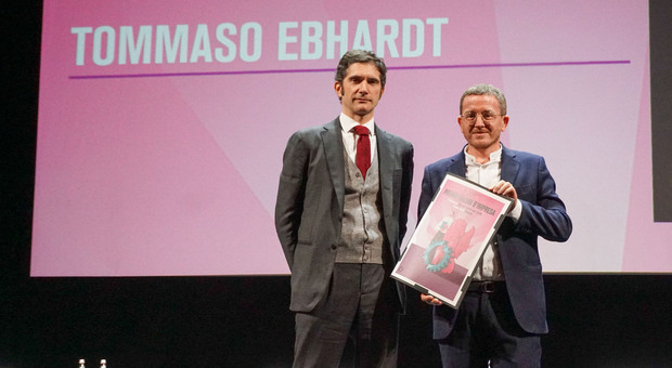 Il vincitore del premio Valori d'impresa è Tommaso Ebhardt