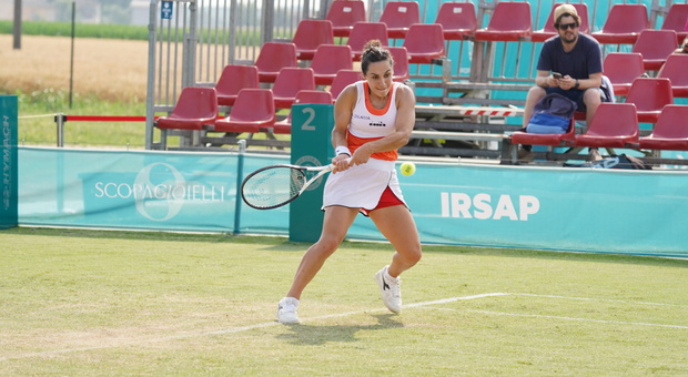 Martina Trevisan impegnata nel torneo Wta 125 Veneto Open a Gaiba