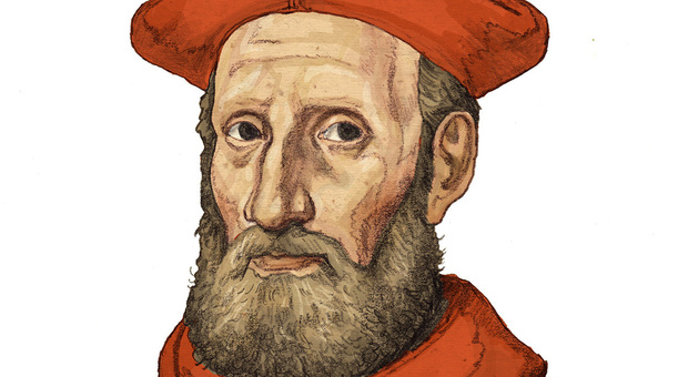 Il cardinale Contarini e la svolta di Lutero (illustrazione di Matteo Bergamelli)