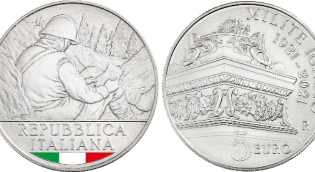 Milite Ignoto, per il centenario una moneta commemorativa coniata dalla Zecca italiana